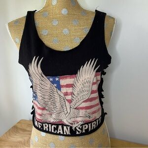 ‘American Spirit’ Eagle Graphic Open Sides Tank